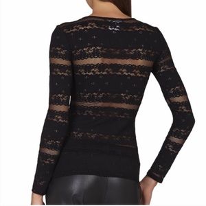 BCBG black lace top